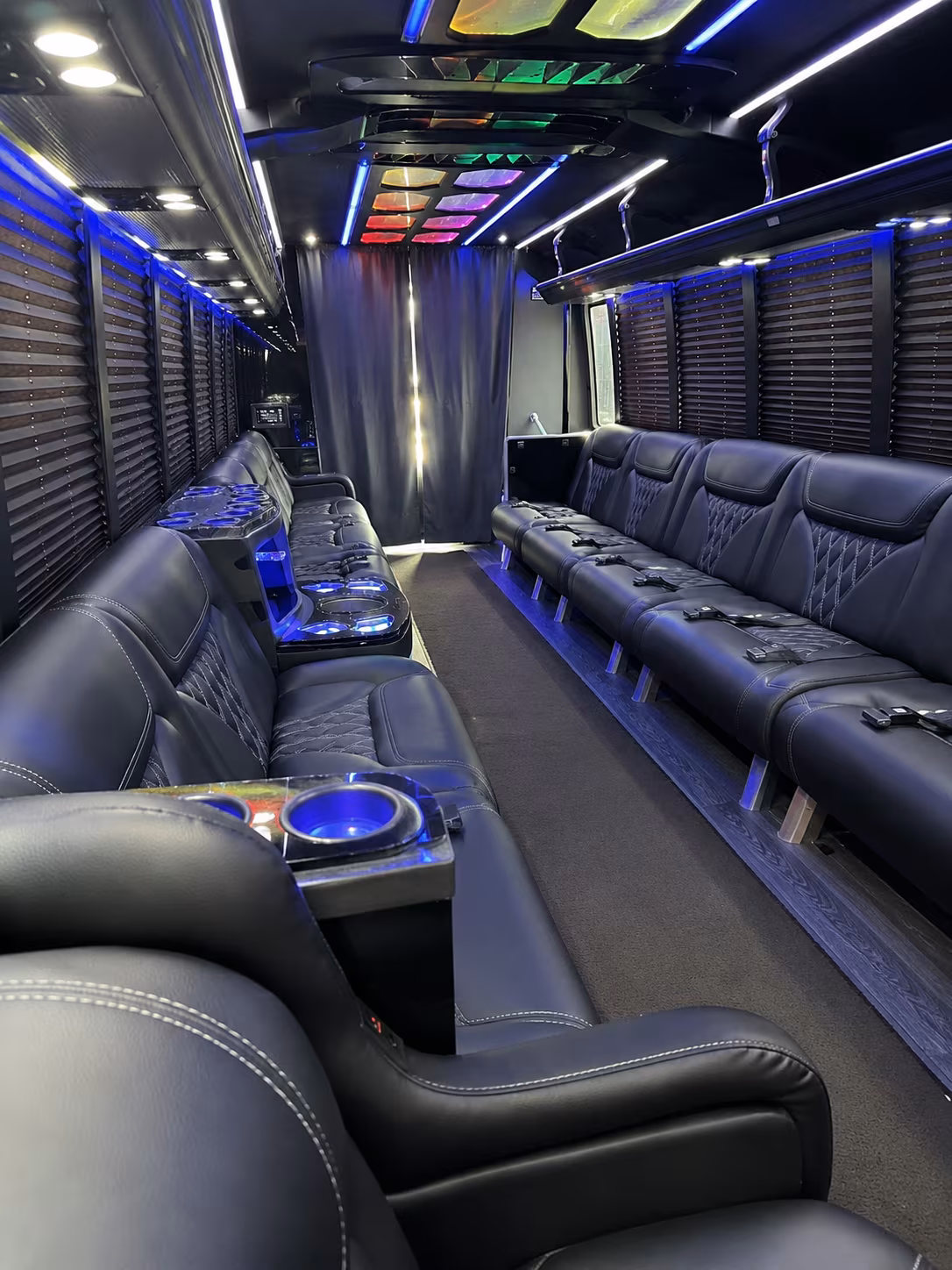 Lowell Bachelor & Bachelorette Transportation onboard seating