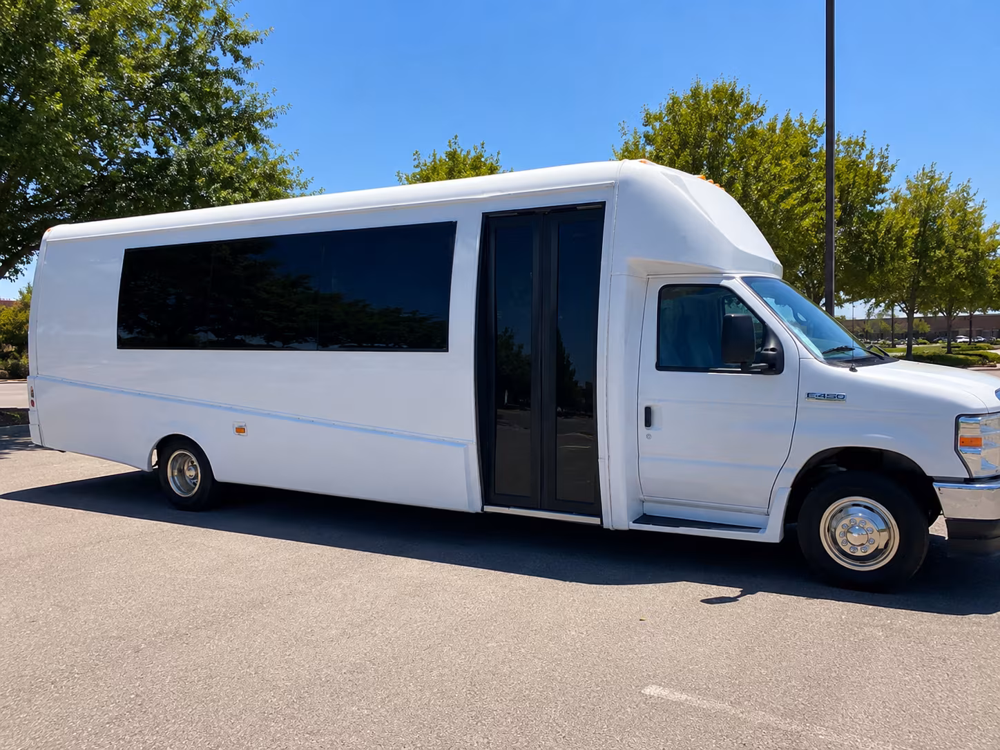 Lowell Birthday, Sweet 16, & Quinceañera Transportation party bus exterior