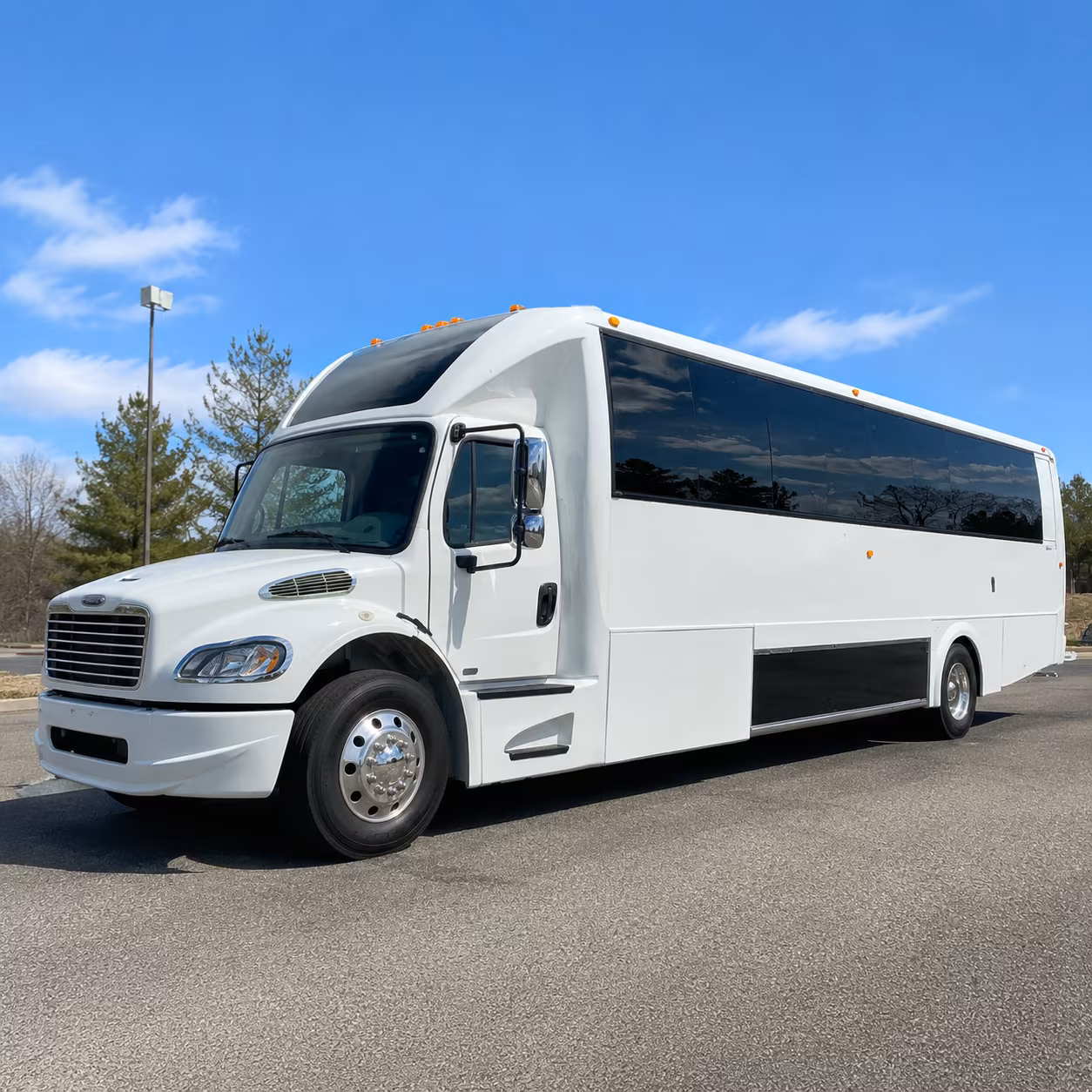 Lowell Birthday, Sweet 16, & Quinceañera Transportation party bus exterior