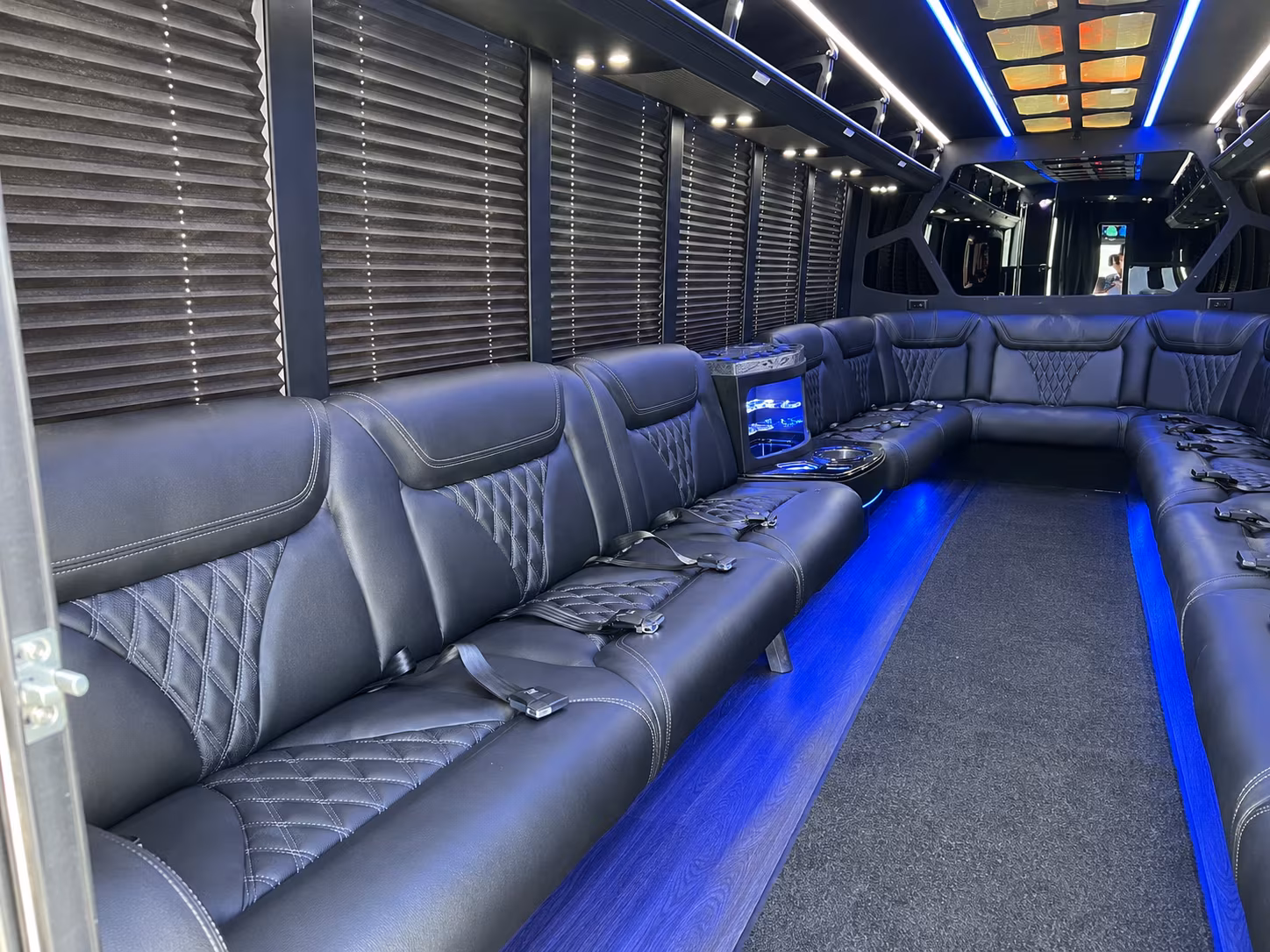 Lowell Concert & Music Festival Transportation party bus exterior