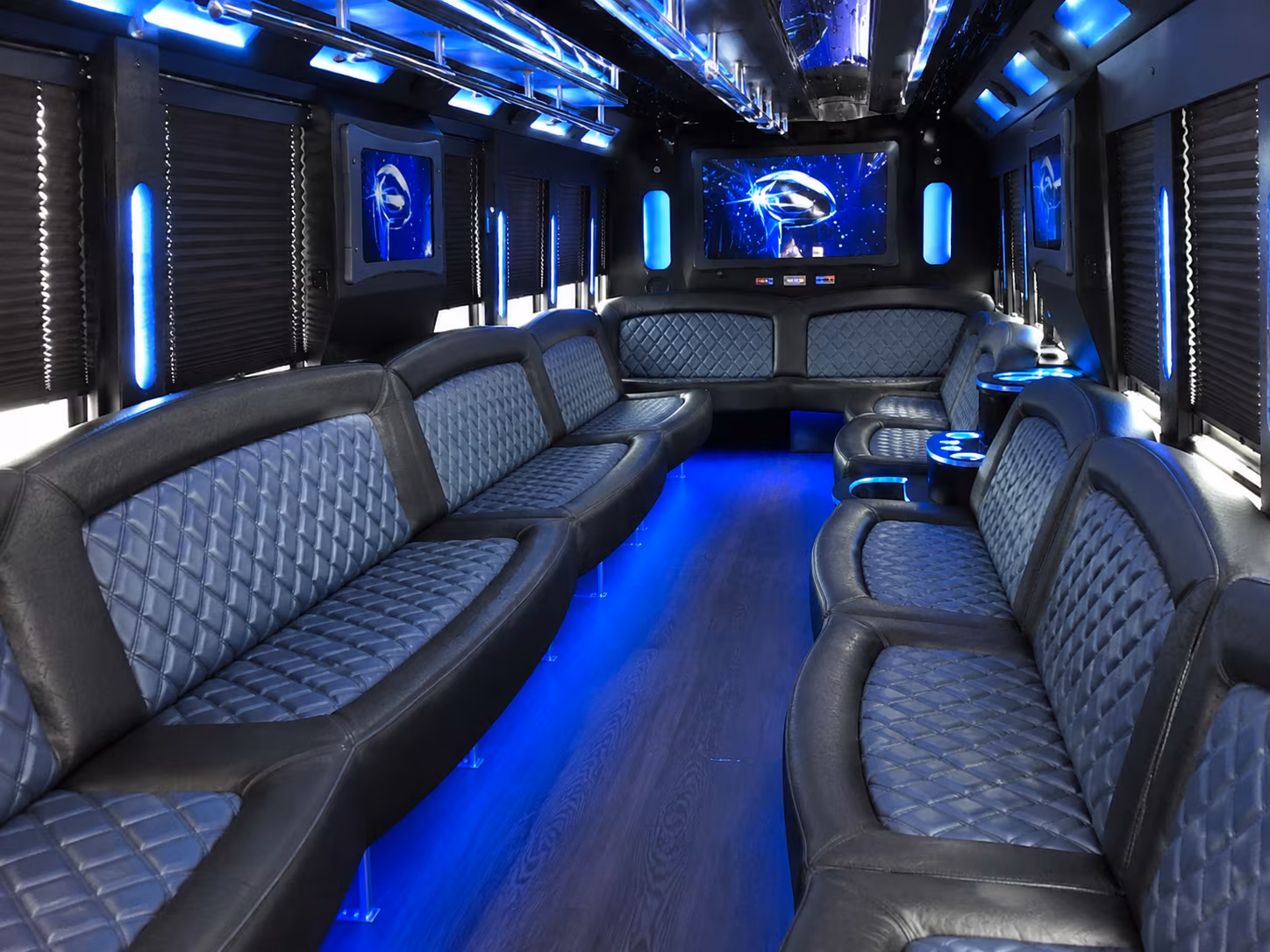 Lowell Concert & Music Festival Transportation party bus exterior