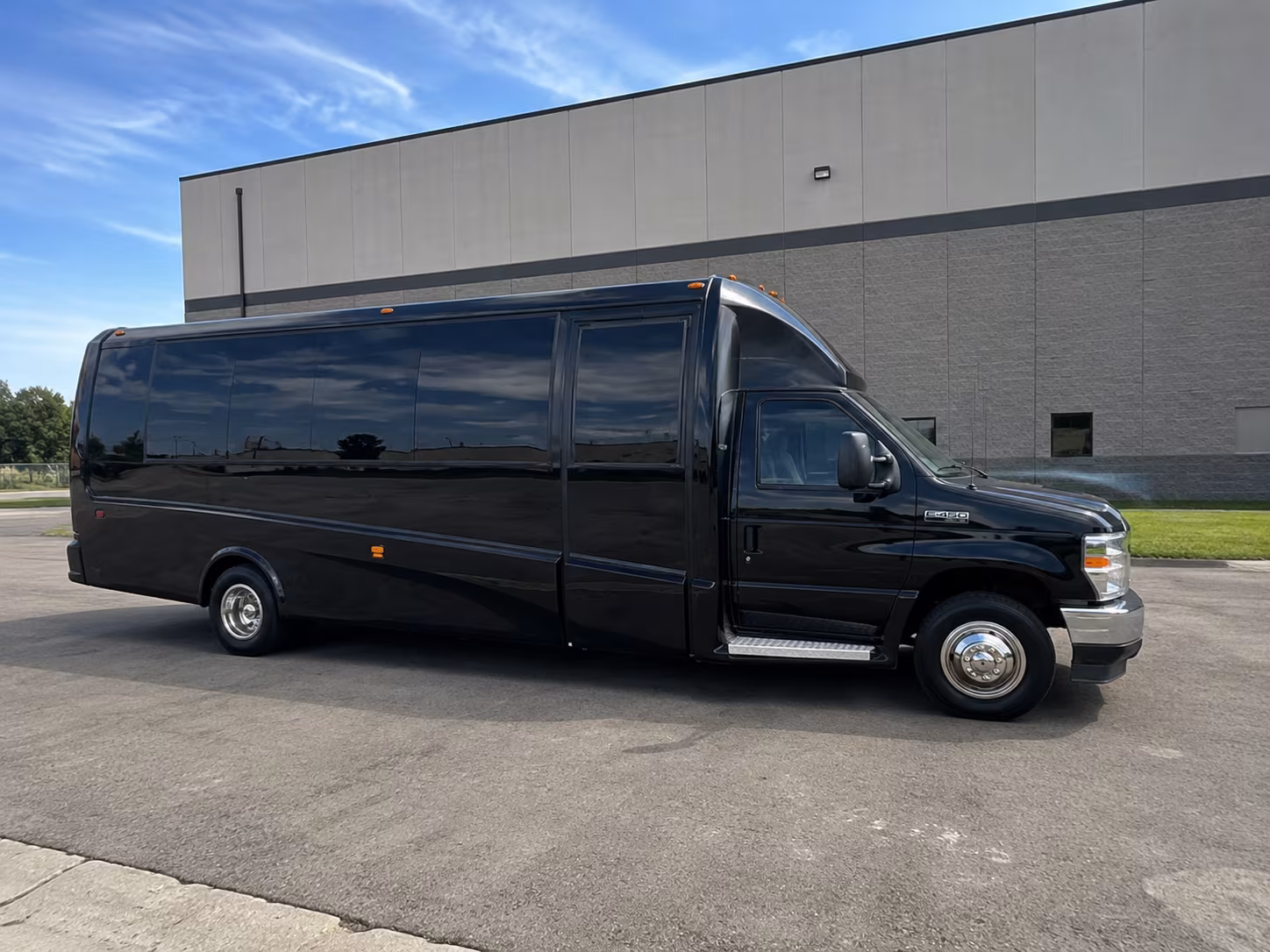 Lowell Corporate Transportation party bus exterior