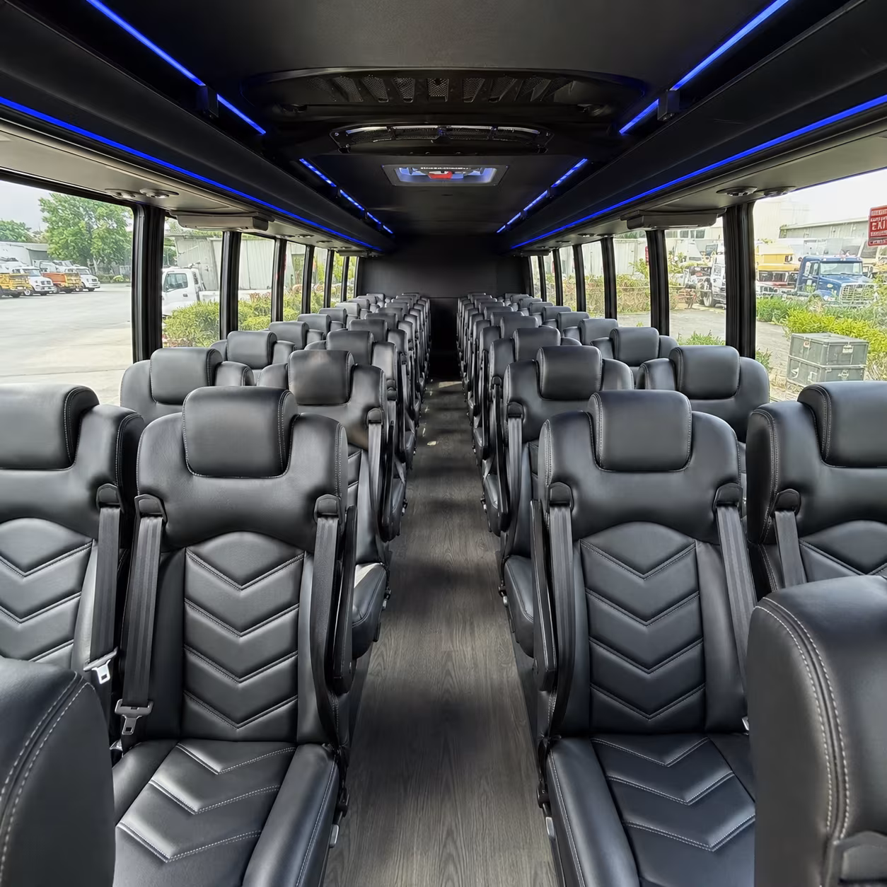 Lowell Corporate Transportation party bus exterior