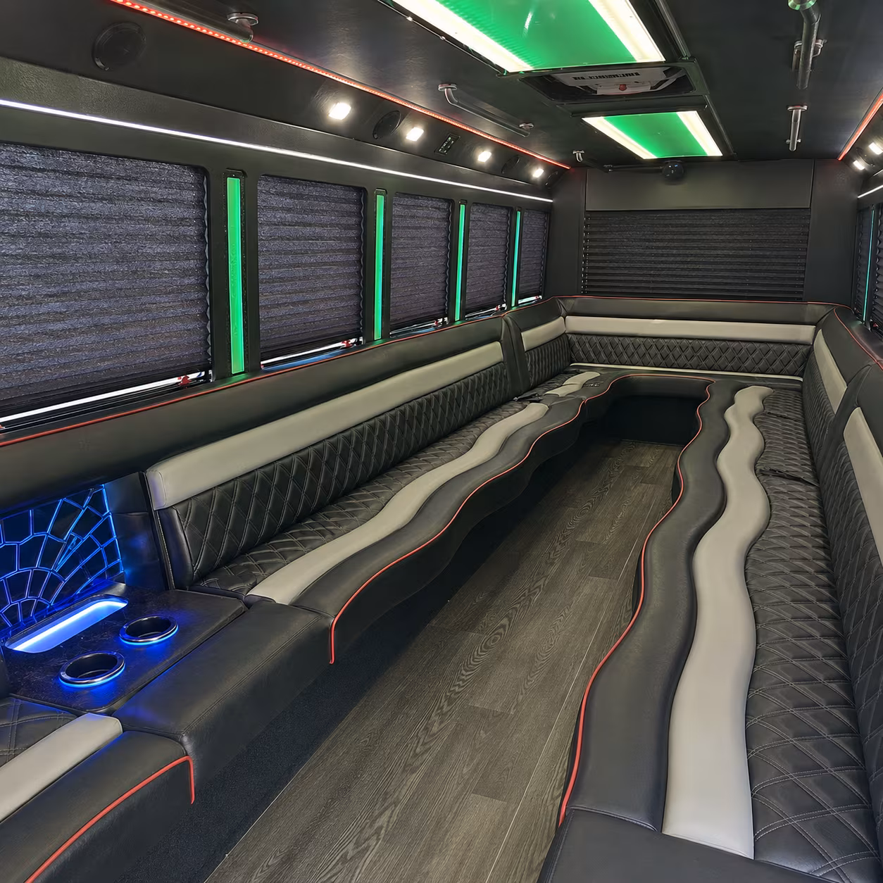 Lowell Prom & Homecoming Transportation onboard seating