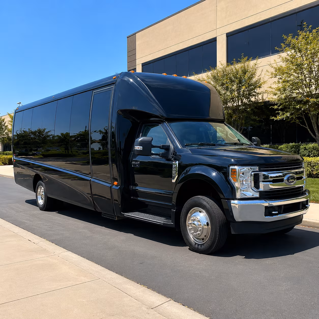 Lowell School Event Transportation party bus interior
