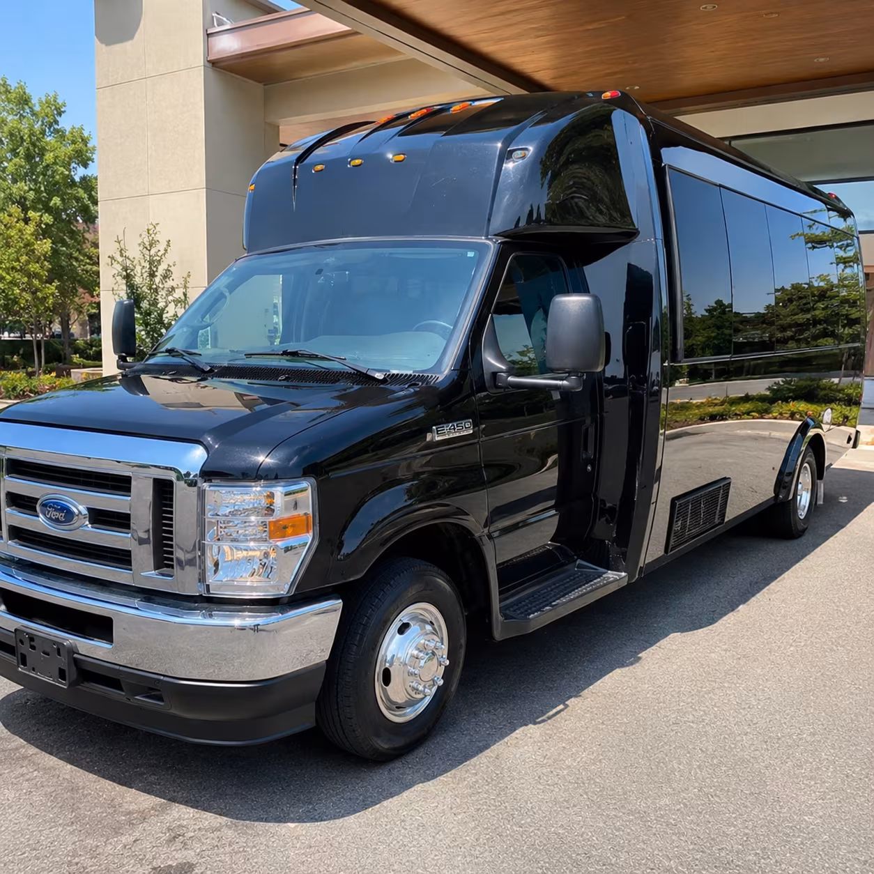 Lowell Sporting Event Transportation party bus exterior