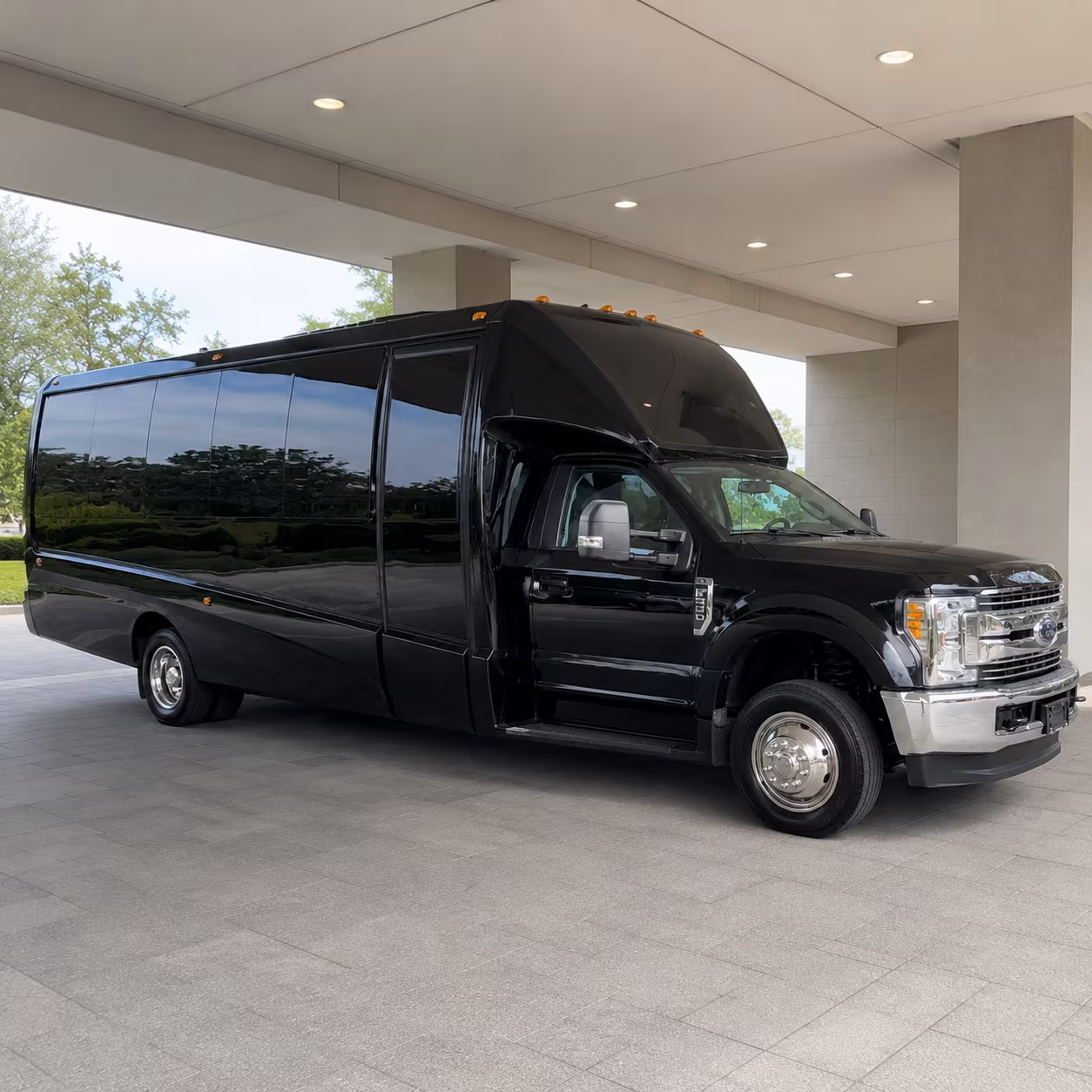 Lowell Wedding Transportation party bus exterior