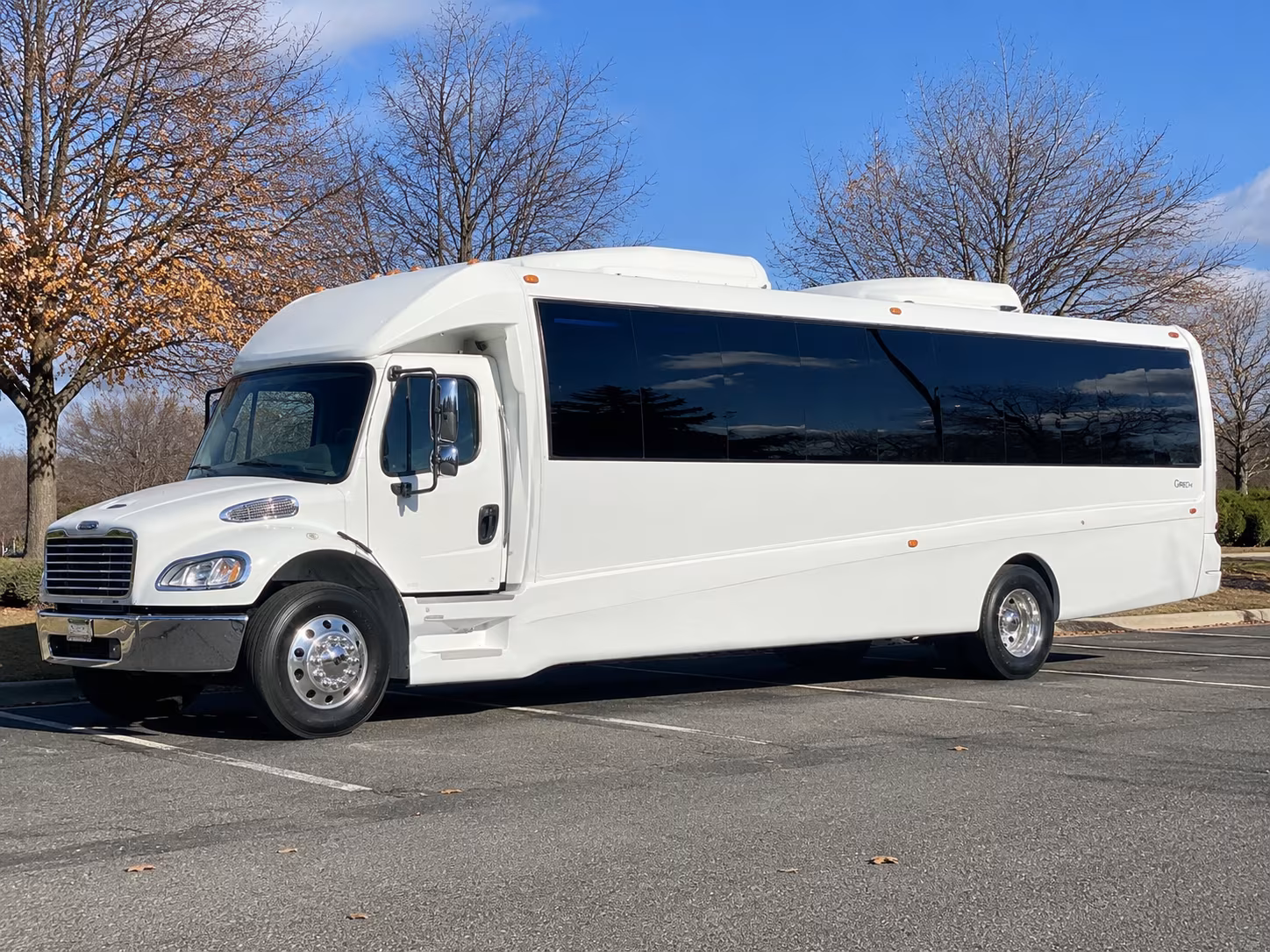 Lowell Winery Tour & Pub Crawl Transportation party bus exterior