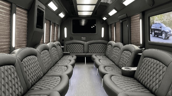 lowell 28 passenger party bus rental